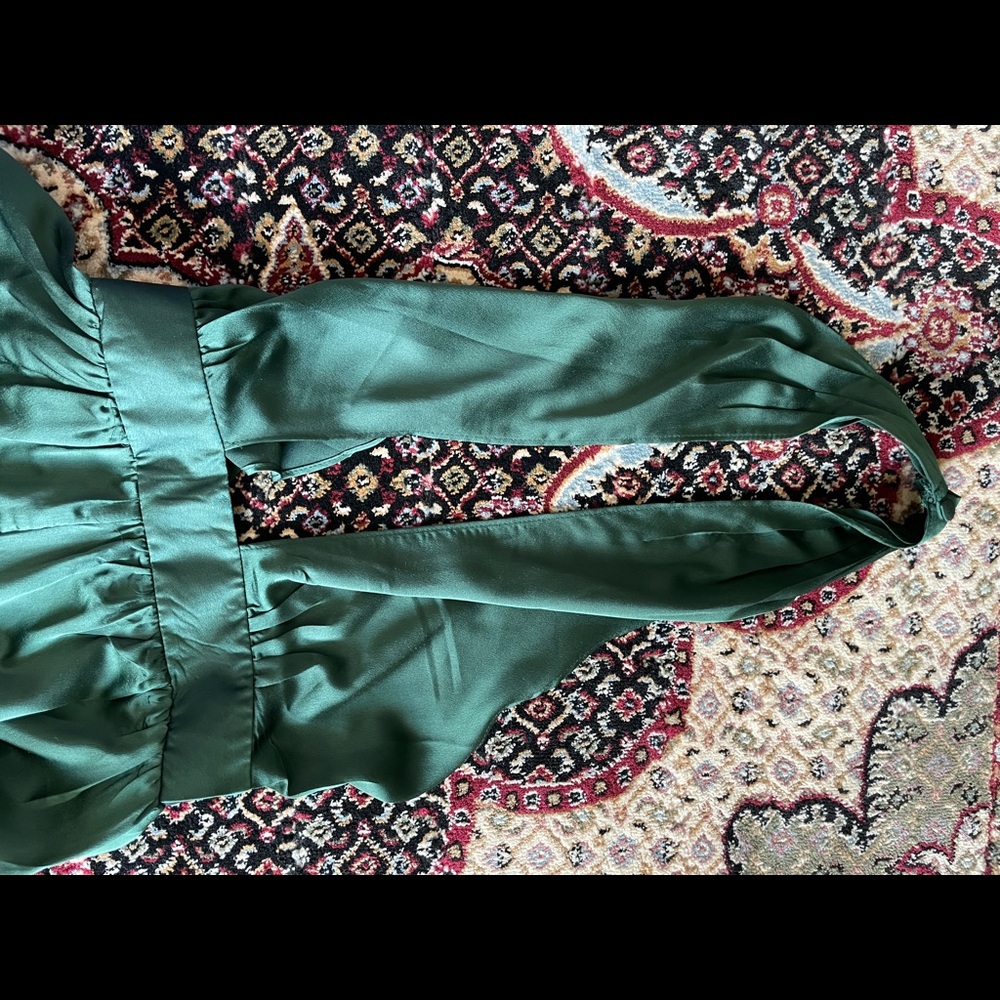 Satin halter jumpsuit